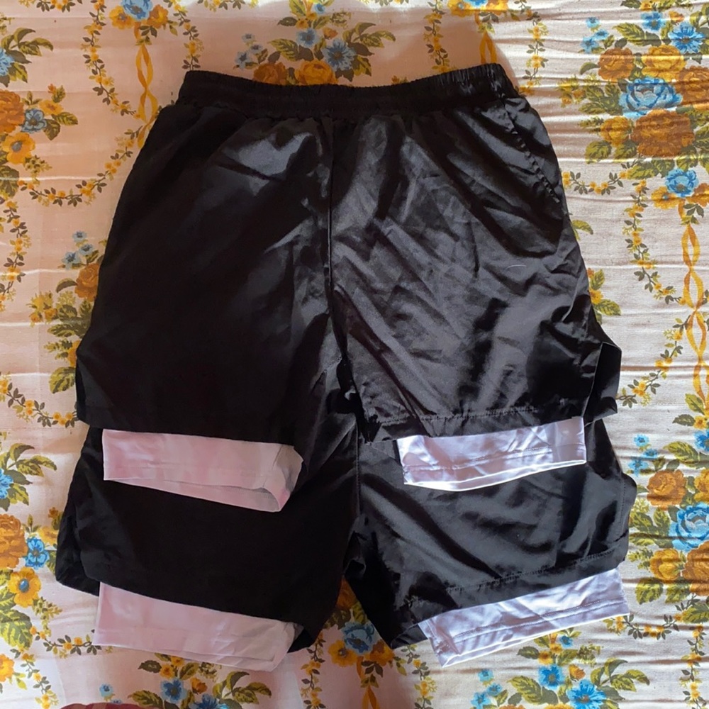 Men gym shorts pair